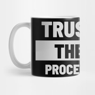 Colorful Trust The Process Christian Design Mug